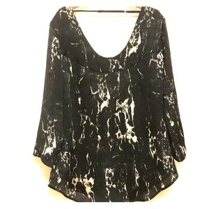 Black and white, low back, Diesel top